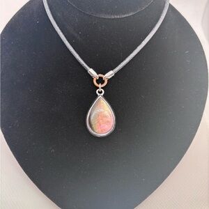 Lia Sophia Abalone Reversible Neckace